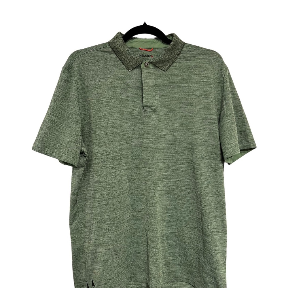 UNTUCKit Green Polo Shirt Size M